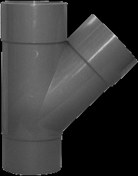T-stuk 75mm 45° mof/mof/spie